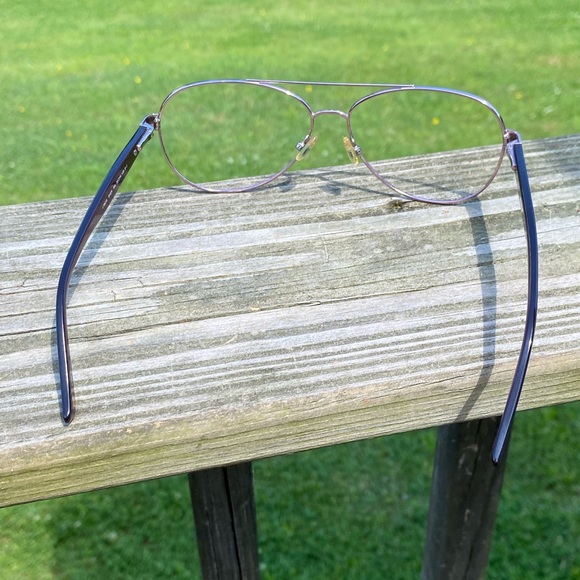 Liz Claiborne glasses frames metallic pink rose mauve 58[]14 135 - Picture 12 of 15